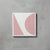 Pink Split Shift Three Tiles - Handmade